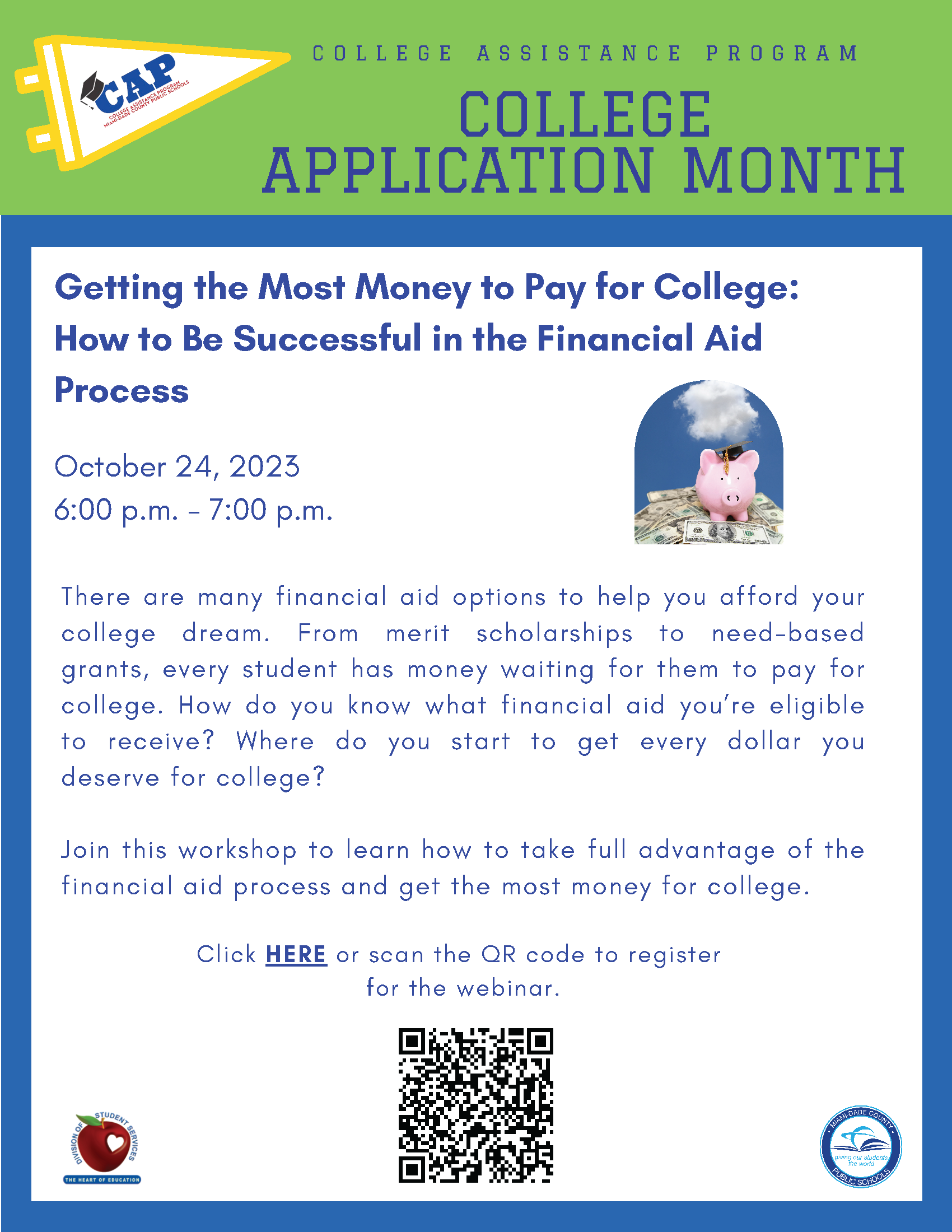 Getting the Most Money - College Application Month