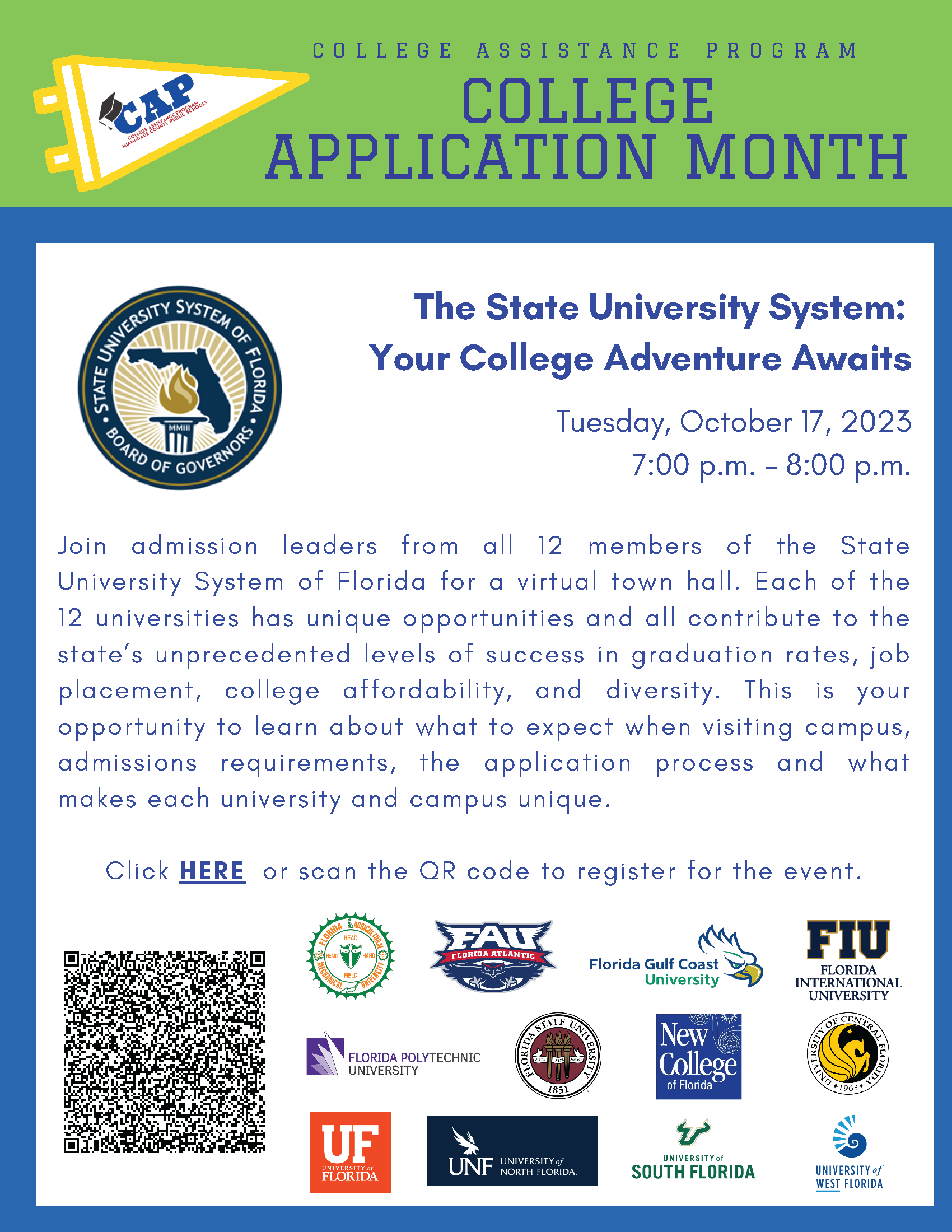The State University System - College Application Month