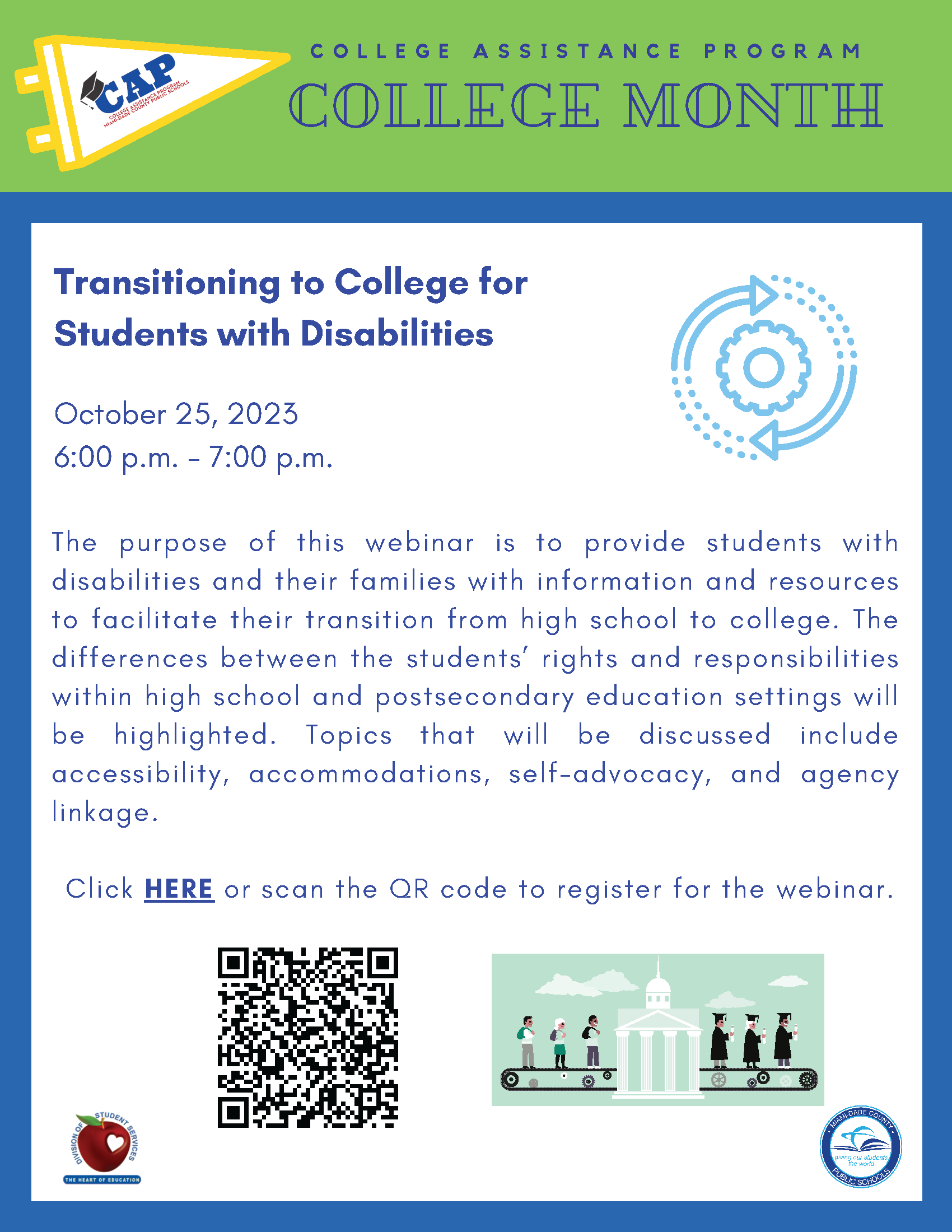 Transitioning to College for Students with Disabilities - College Application Month